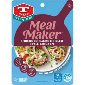 Tegel FR Meal Maker Shredded Flame Grilled Style 100G
