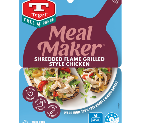 Tegel FR Meal Maker Shredded Flame Grilled Style 100G