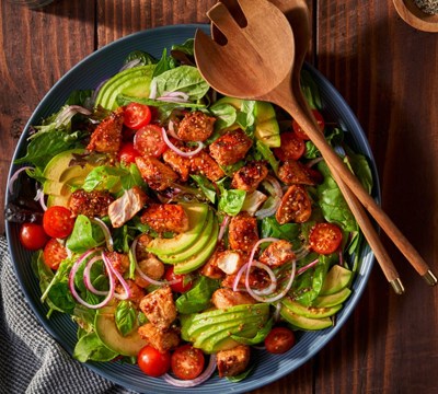 Warm Honey Mustard Chicken Salad