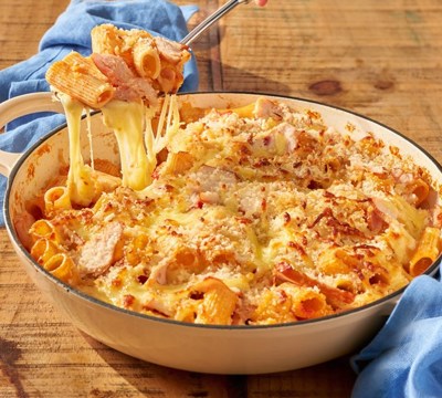 Chicken & Tomato Pasta Bake