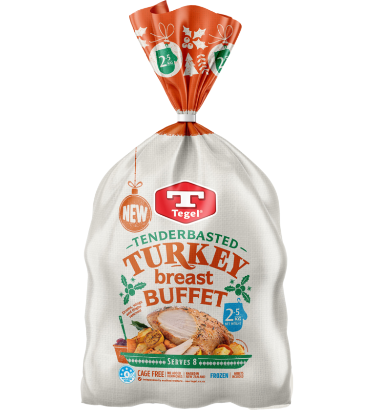 Tegel Frozen Turkey Breast Buffet 2.5KG