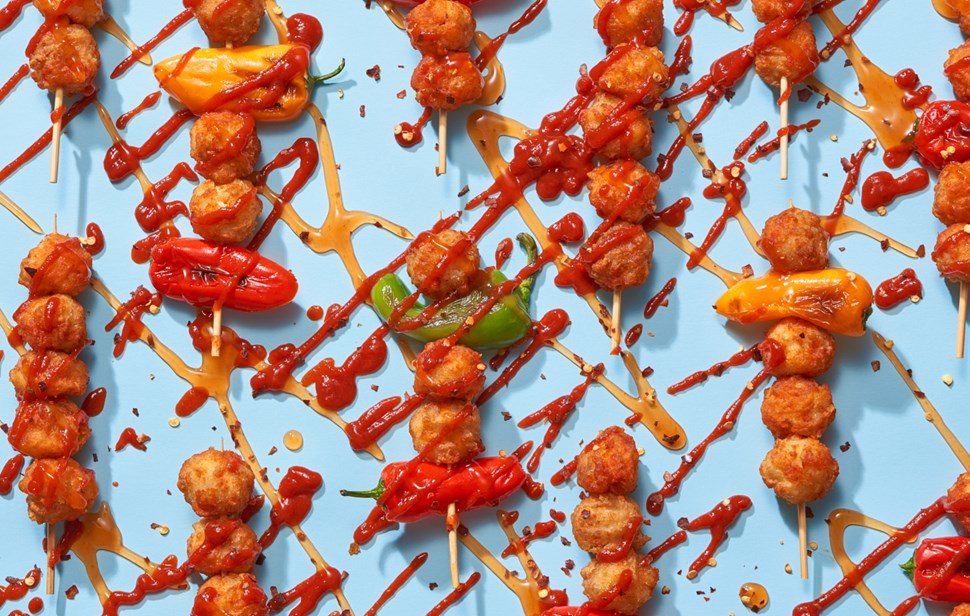 Spicy Chicken Popper Party Stick recipe
