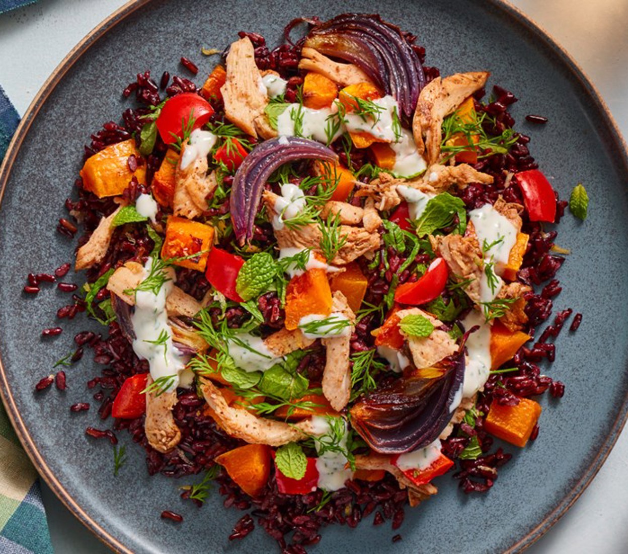 Wild Rice Chicken Salad