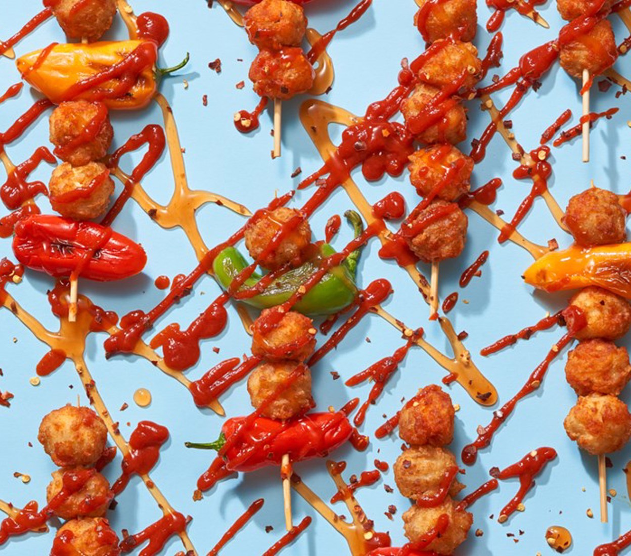 Spicy Chicken Bites Party Stick