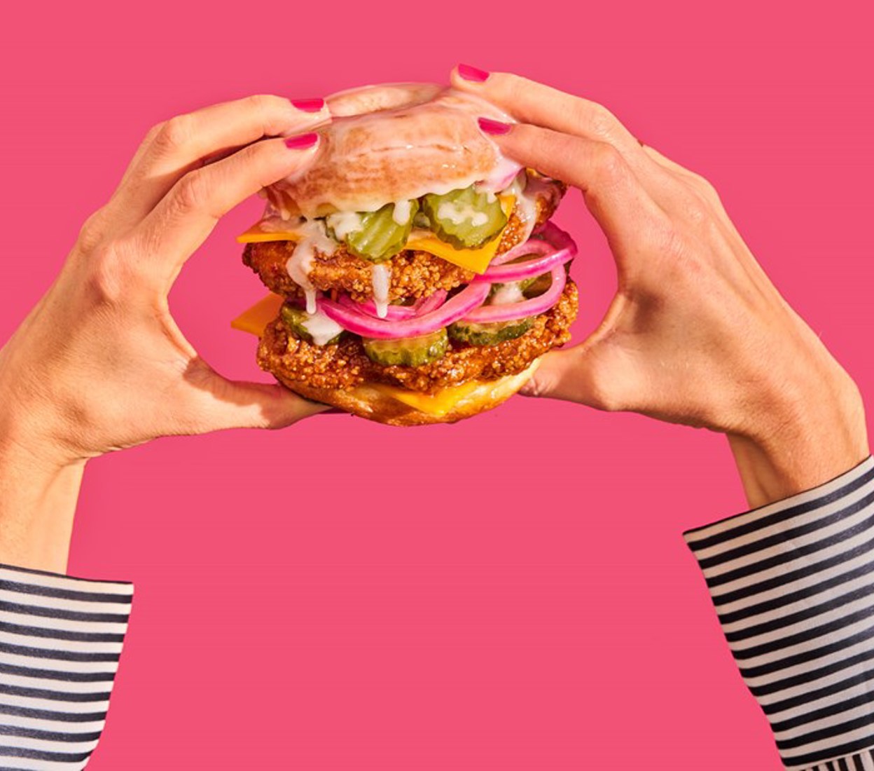 Sweet & Spicy Donut Burger