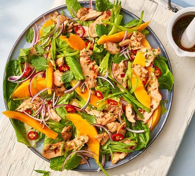 Chicken, Pawpaw & Mint Salad