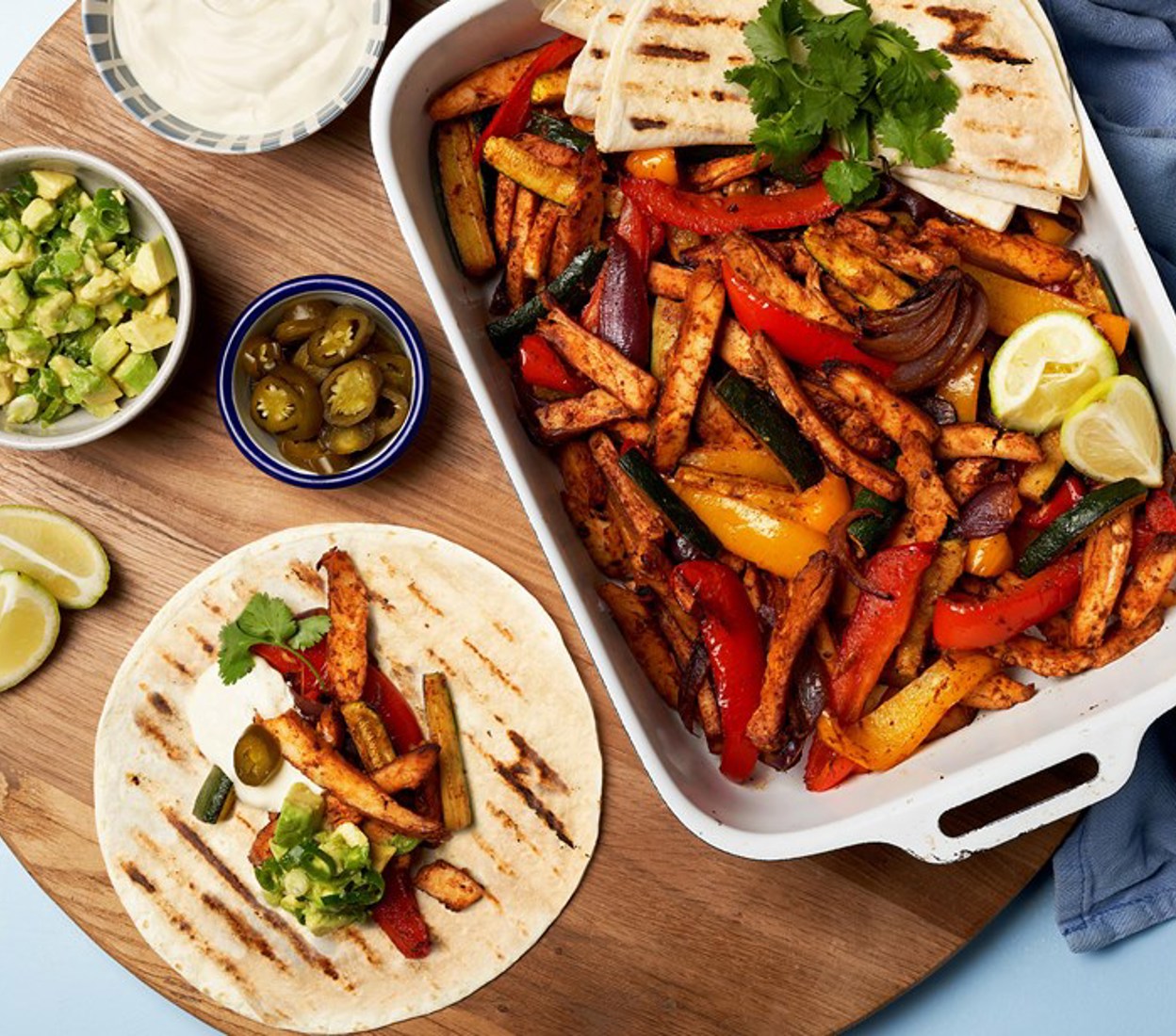 Chicken Fajita Tray Bake