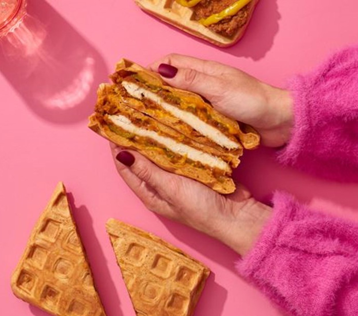 Chicken and Waffle Toasties 