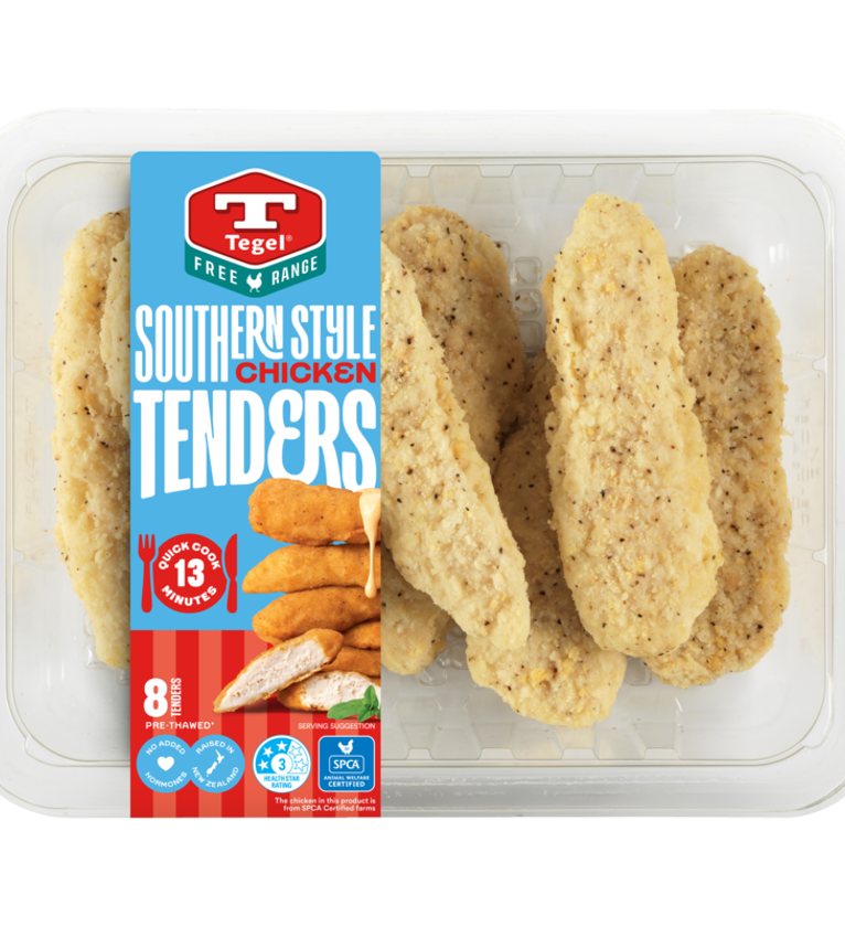 Tegel Fresh Free Range Quick Cook Southern Style Tenders 8Pc