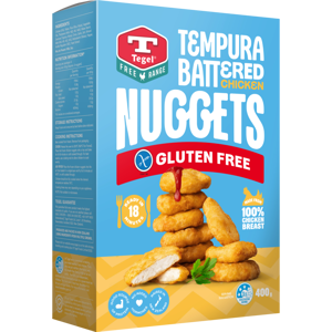 Tegel FR Gluten Free Tempura Nuggets FOP