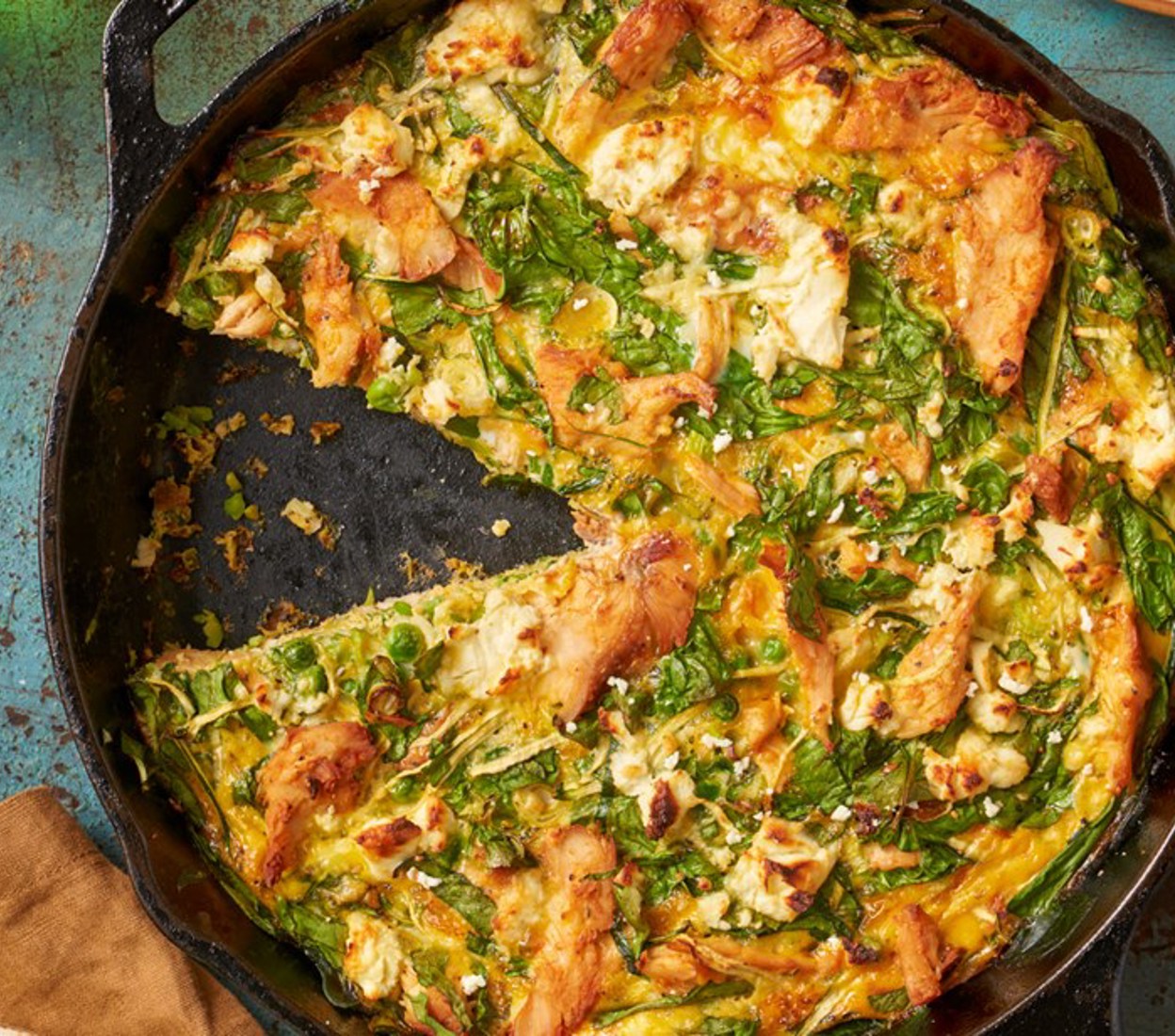 Smoked Chicken Frittata