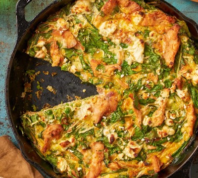 Smoked Chicken Frittata
