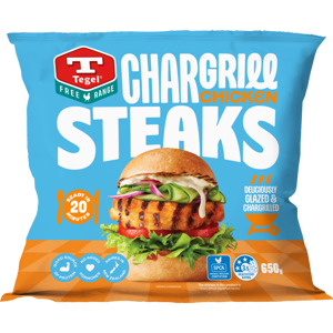 Tegel FR Chargrill Steaks FOP