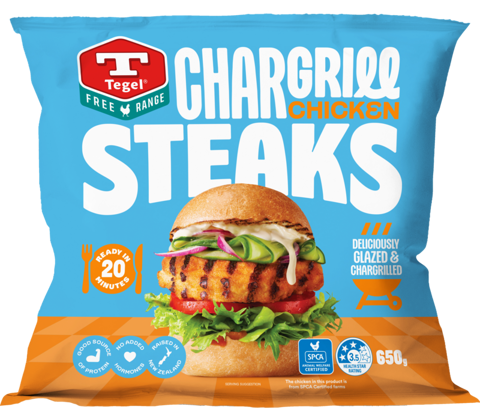 Tegel FR Chargrill Steaks FOP