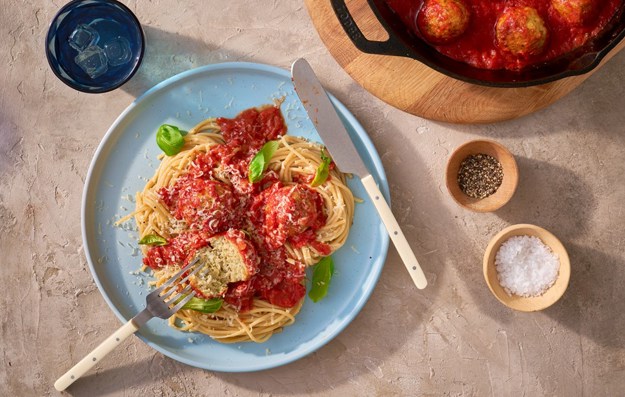 Chicken Meatballs with Tomato Sauce