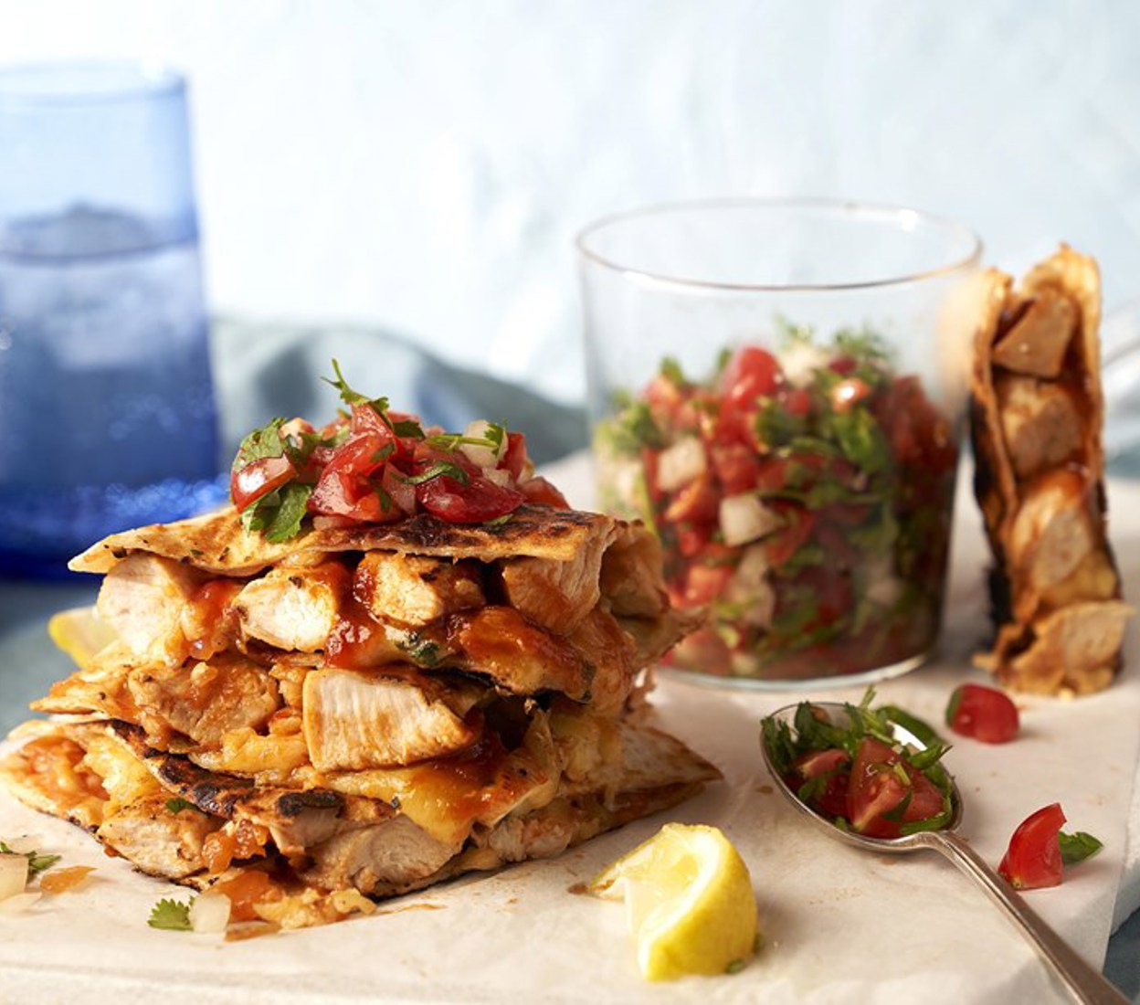 Mexican Chicken Quesadillas