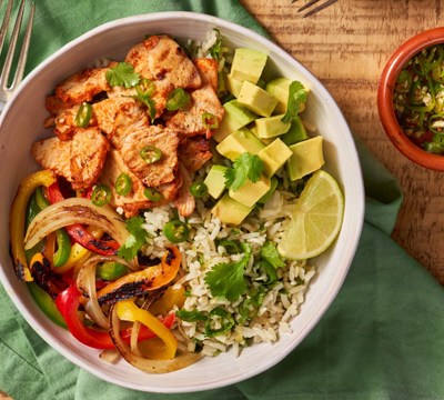 Cajun Chicken & Coriander Lime Rice