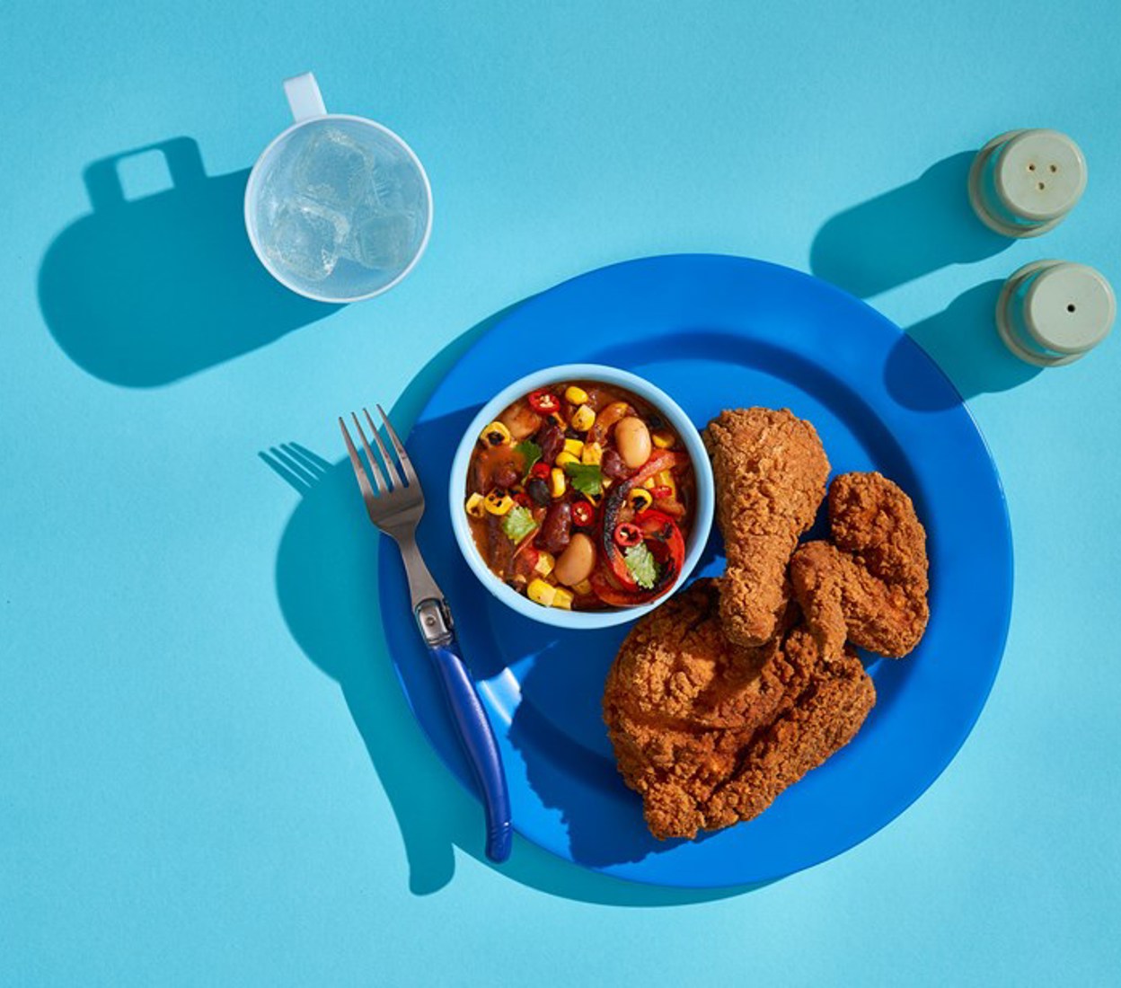 Nashville Chicken and Smokey Beans