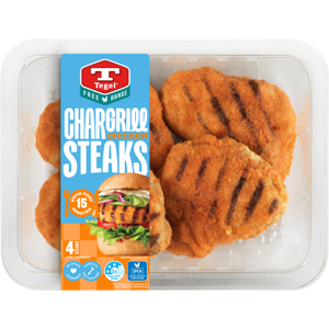 Tegel Fresh Free Range Quick Cook Chargrilled Steaks 4Pc