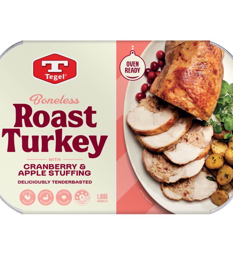 Frozen Turkey Roast Cranberry Apple 1.8KG