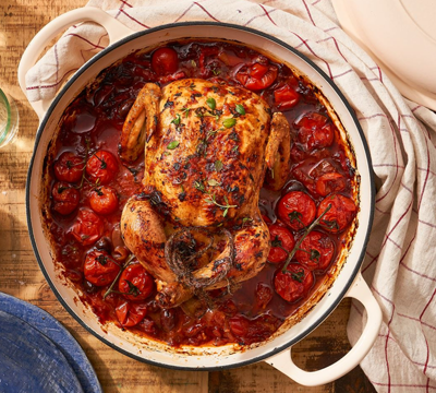 Whole Roast Chicken Cacciatore